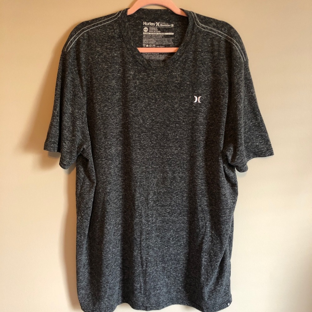 Buckle Hurley Grey Logo Tshirt XXL